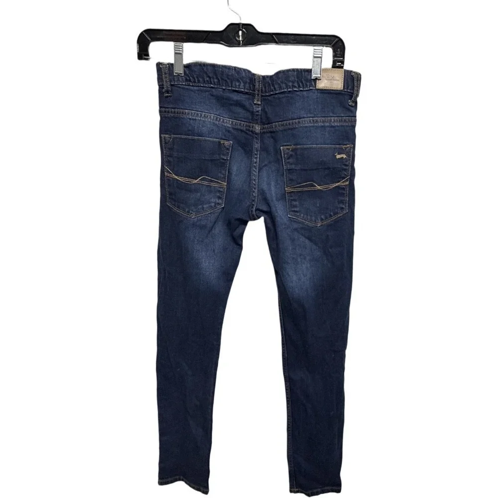 Harmont & Blaine Boys Patch Dog Logo Slim Straight Leg Jeans Size 14 Tween